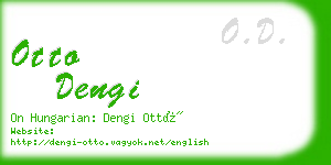 otto dengi business card